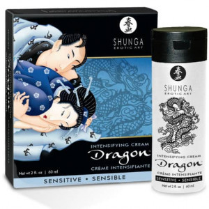 crema sensible para la pareja Dragon frio y calor de Shunga