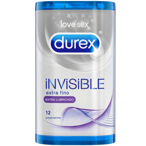 preservativo invisible extra fino y extra lubricado de Durex caja 12 unidades