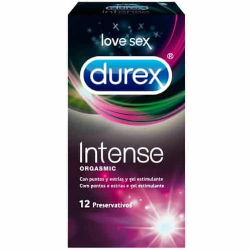 preservativos orgasmo intenso Durex caja 12 unidades